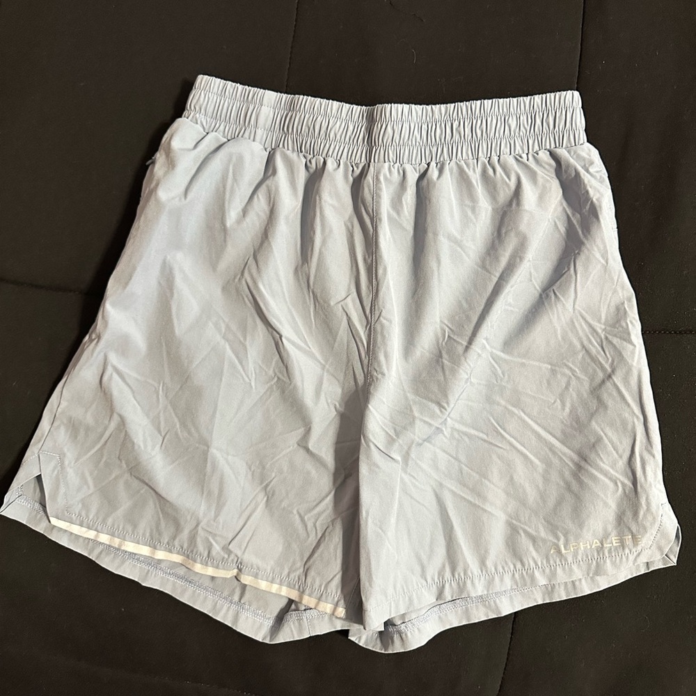 Alphalete Light Gray Athletic Shorts